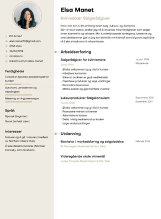 CV