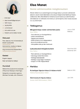 CV