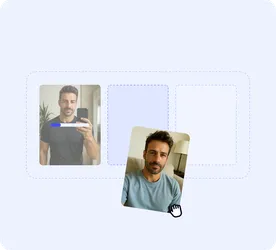 Upload a few selfies