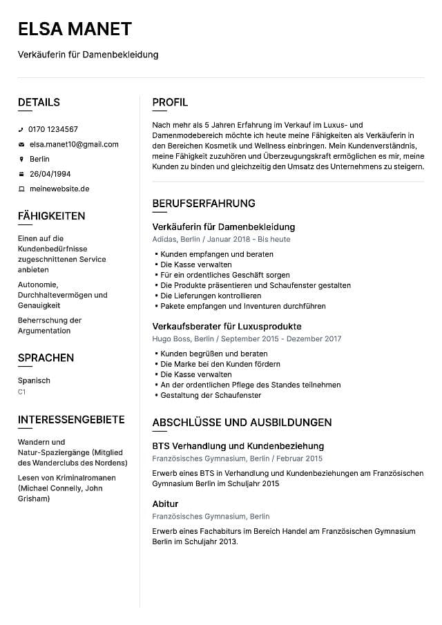 CV
