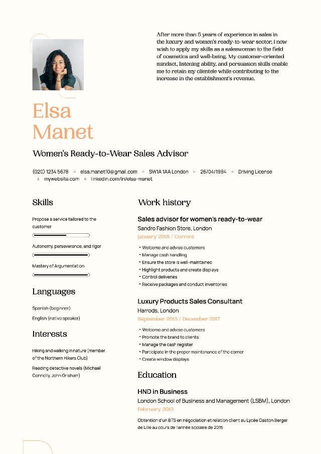 CV
