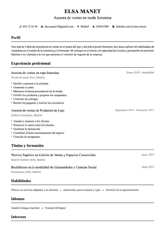 CV
