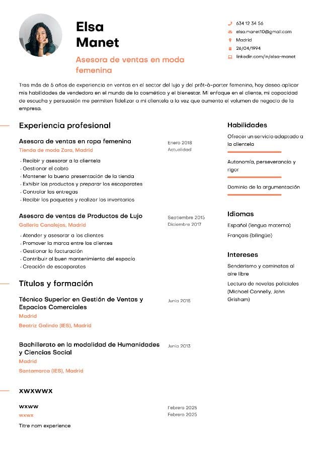 CV