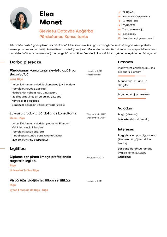 CV