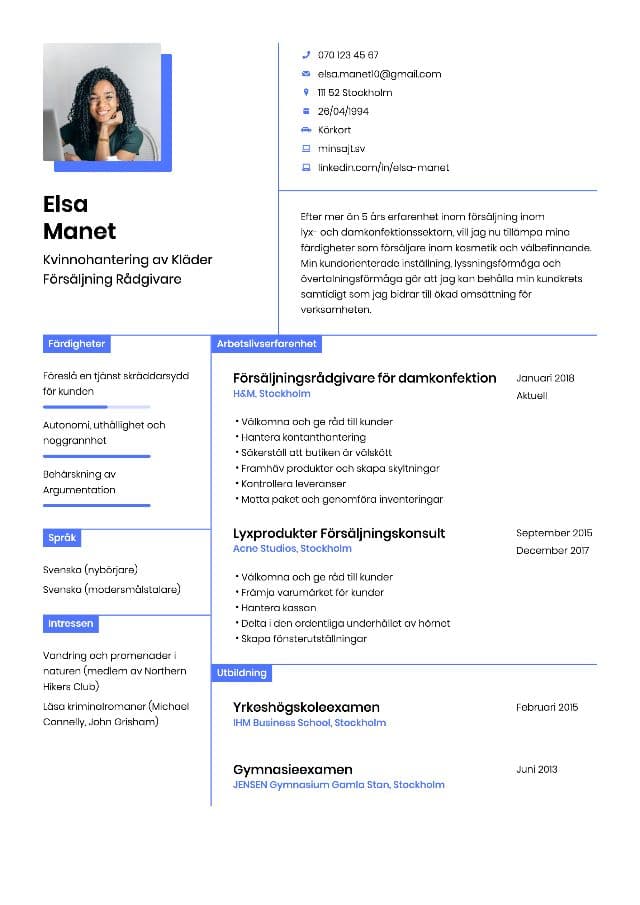 CV