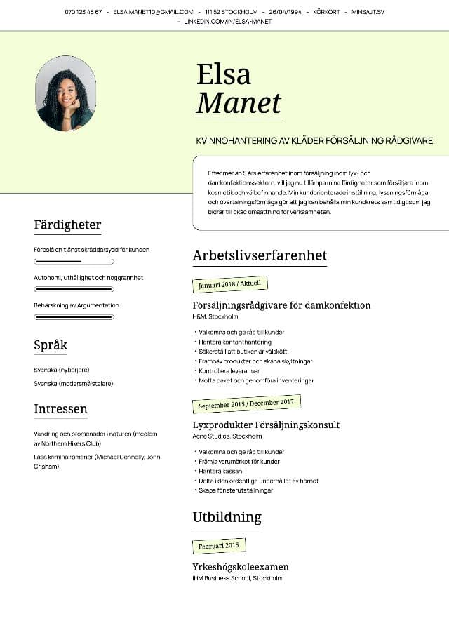 CV