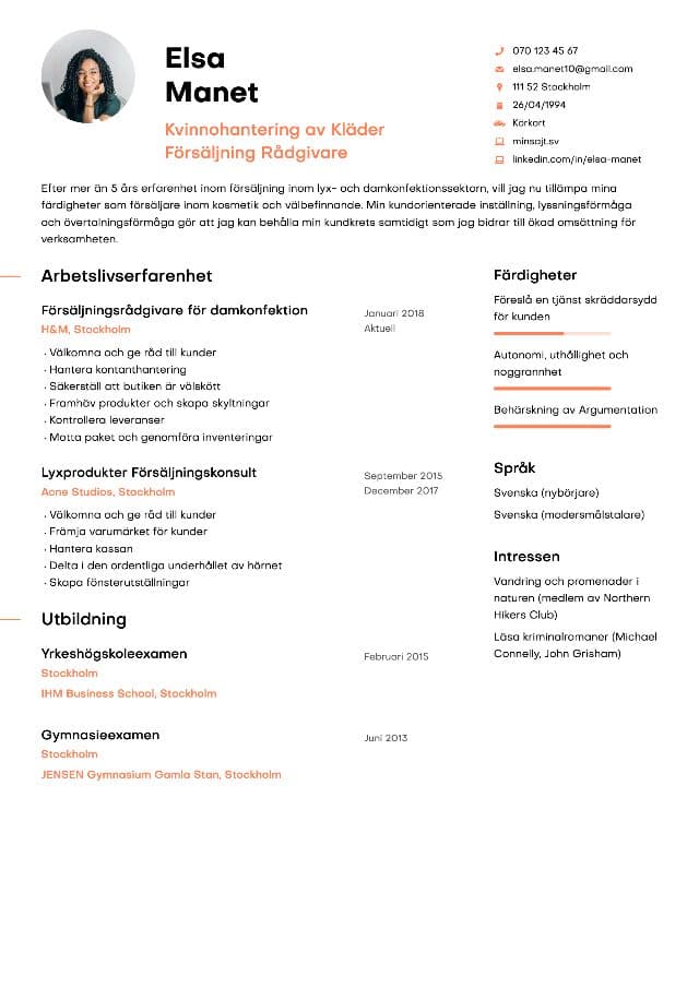 CV
