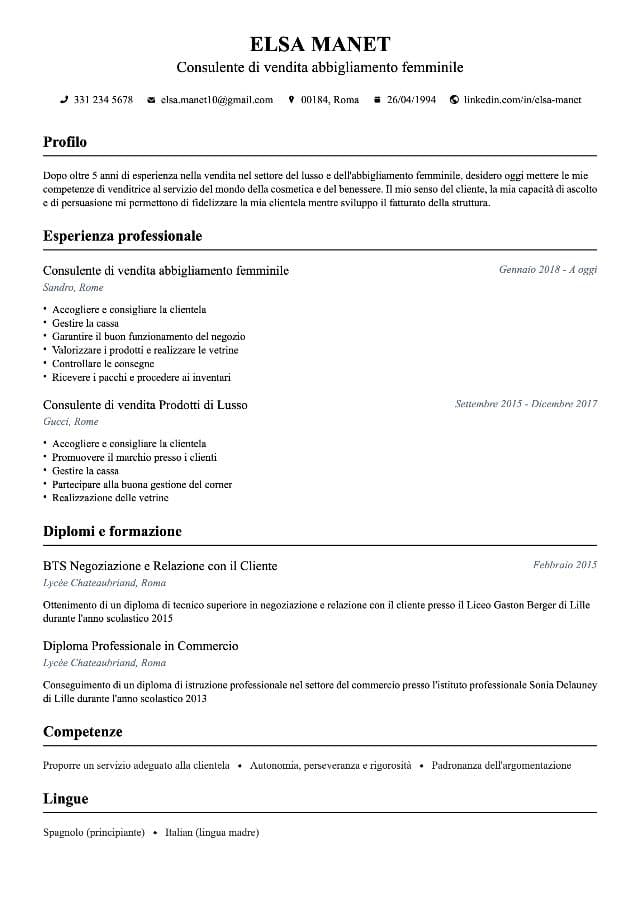 CV